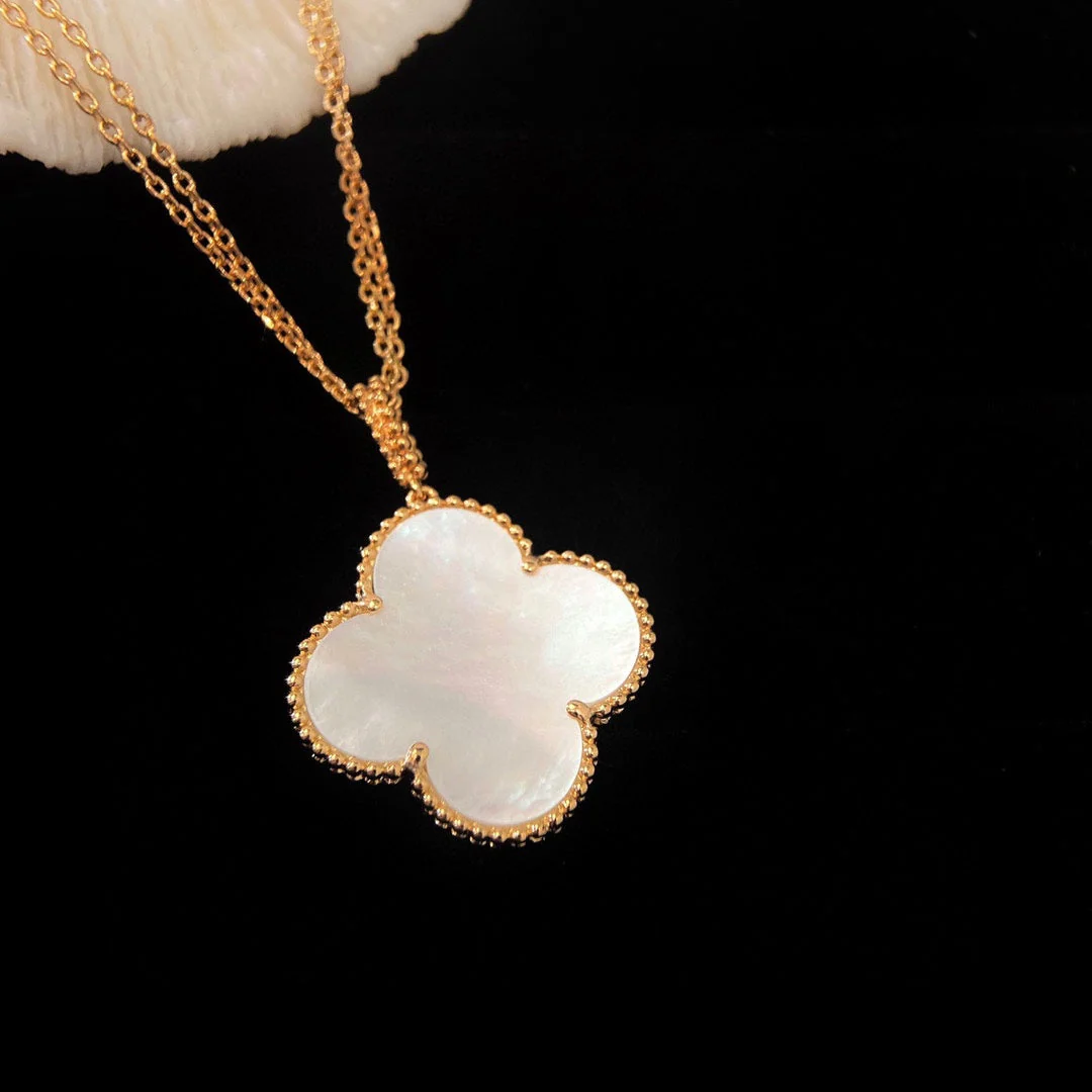 [VA]CLOVER 25MM MOP LARGE PENDANT NECKLACE