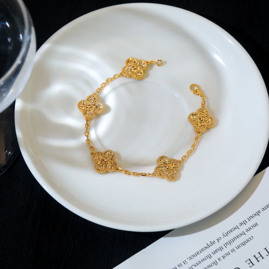 [VA]CLOVER 5 MOTIFS BRONZING BRACELET