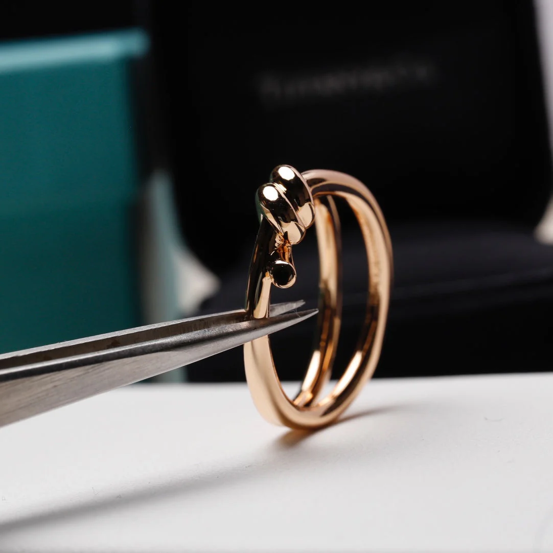 [TF]KNOT RING PINK GOLD