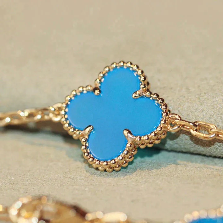 [VA]CLOVER 20 MOTIFS TURQUOISE GOLD