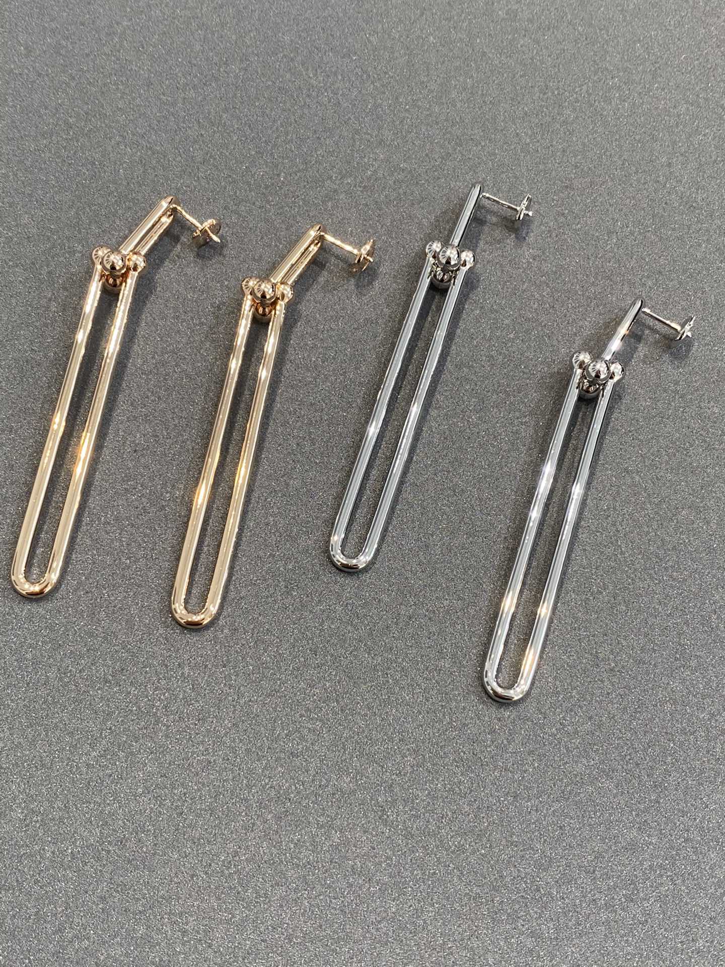 [TF]HARDWEAR DOUBLE LONG LINK EARRINGS