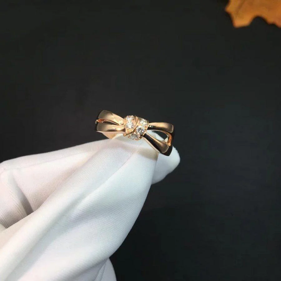 [TF]LIENS RING ROSE GOLD DIAMOND