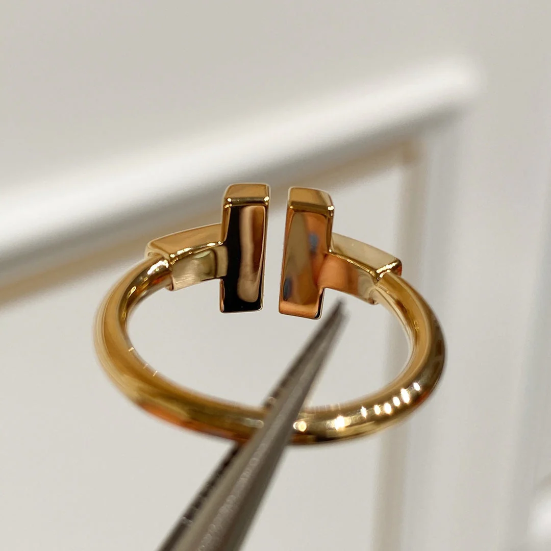 [TF]T WIRE MOP RING ROSE GOLD