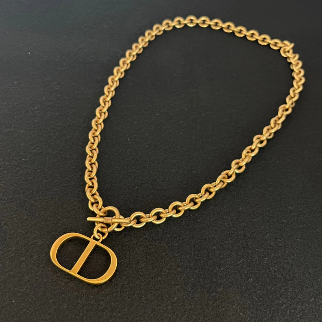 [CD]30 MONTAIGNE NECKLACE ANTIQUE GOLD