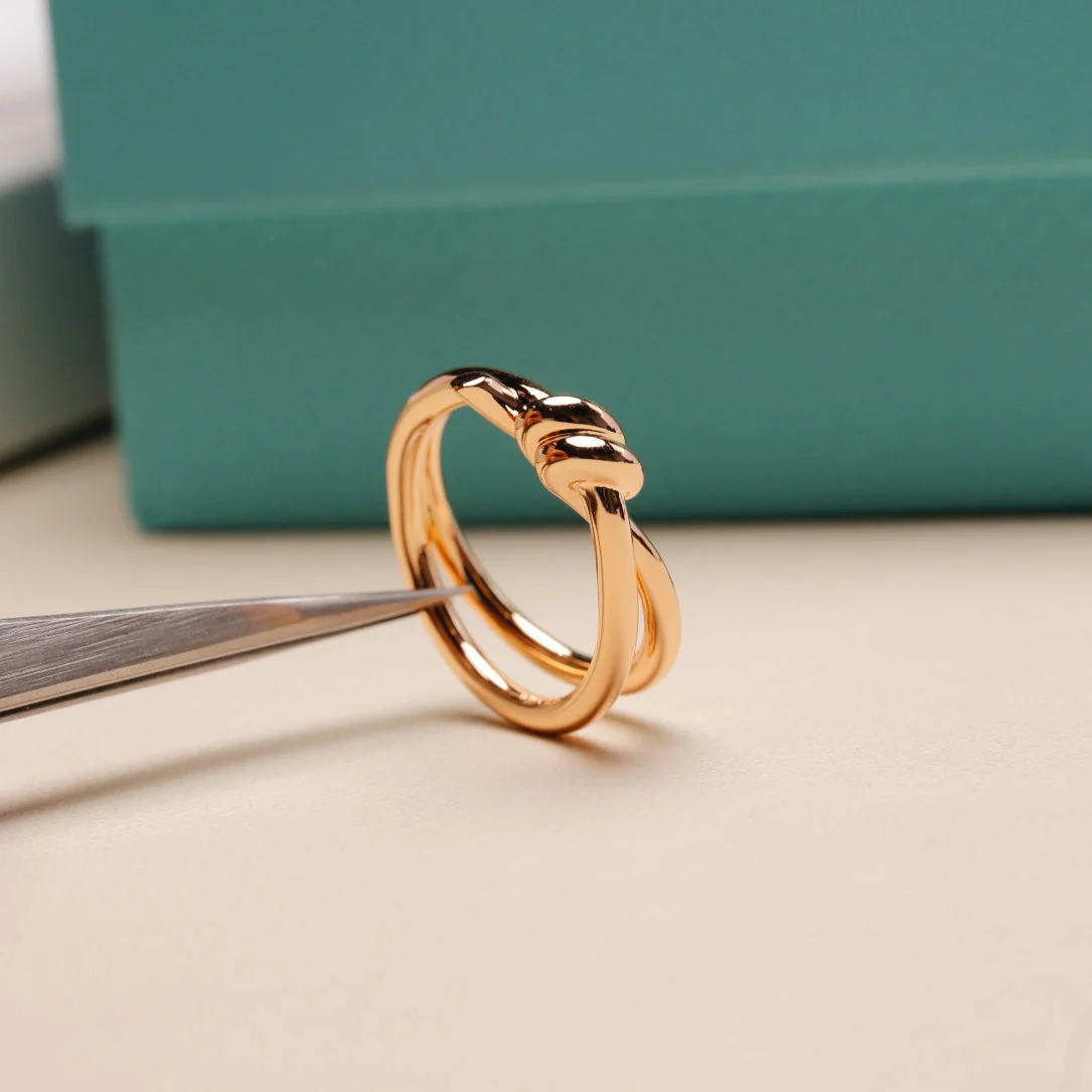 [TF]KNOT RING PINK GOLD