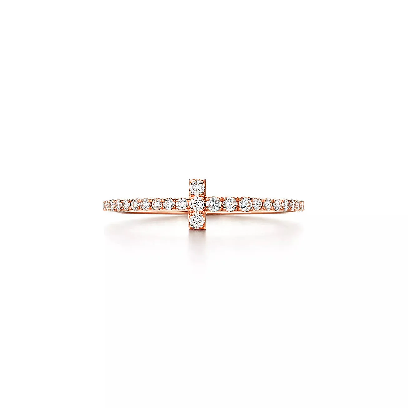 [TF]T RING DIAMOND ROSE GOLD