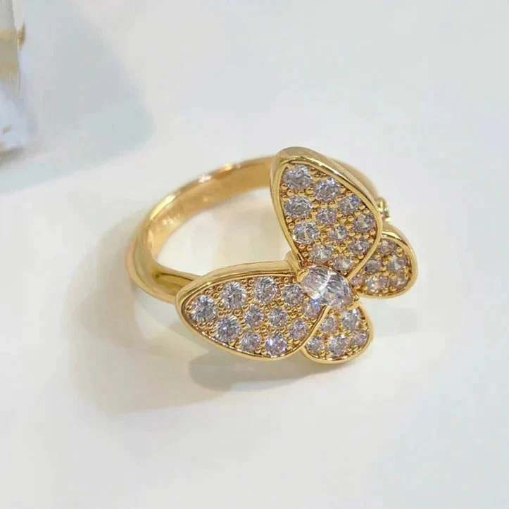 [VA]BUTTERFLY DIAMOND RING