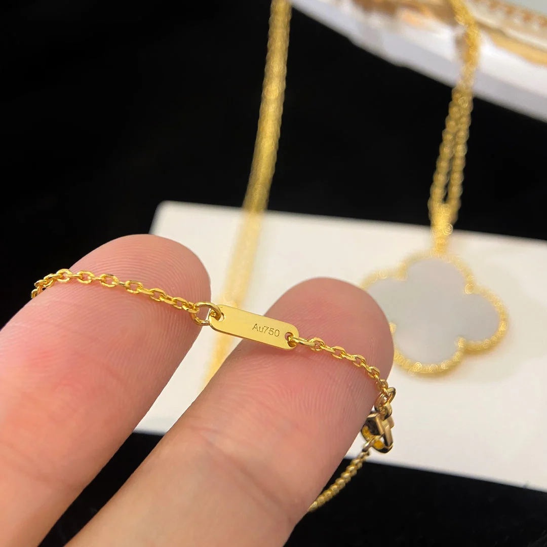 [VA]CLOVER 25MM MOP LARGE PENDANT NECKLACE