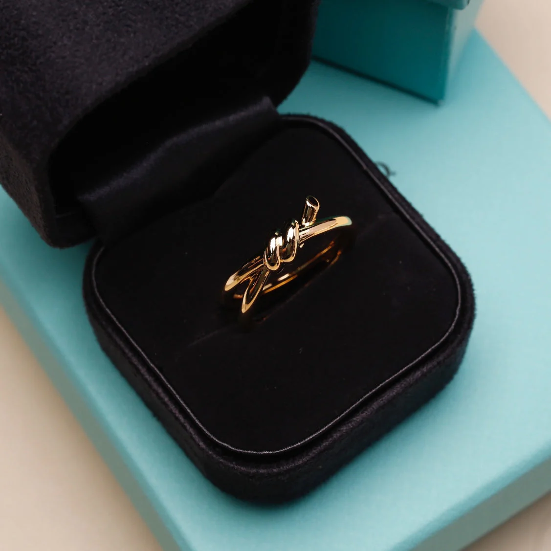 [TF]KNOT RING PINK GOLD