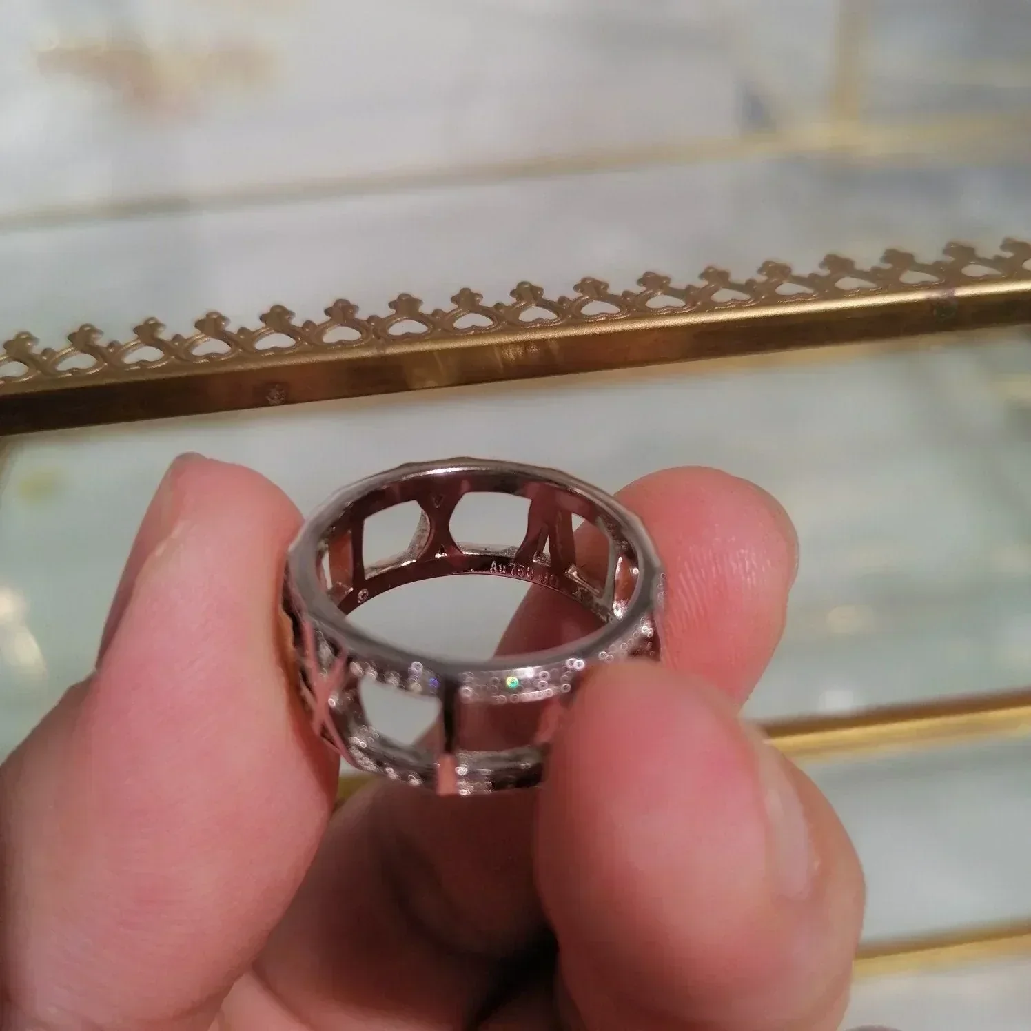 [TF]ATLAS LARGE OPEN DIAMOND RING