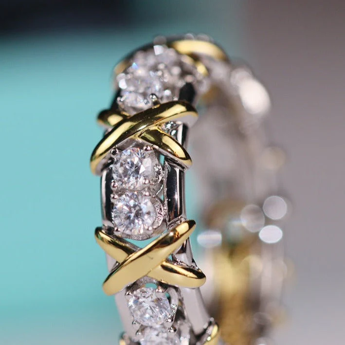 [TF]SIXTEEN STONE RING GOLD