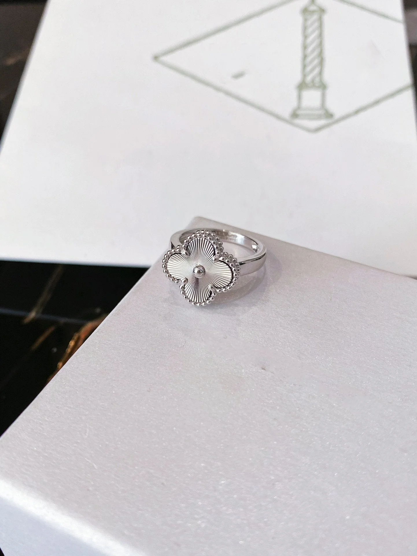[VA]CLOVER SILVER RING