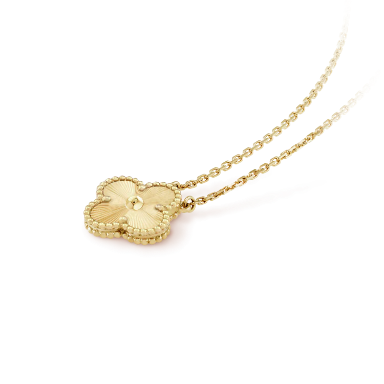[VA]CLOVER 15MM LASER NECKLACE