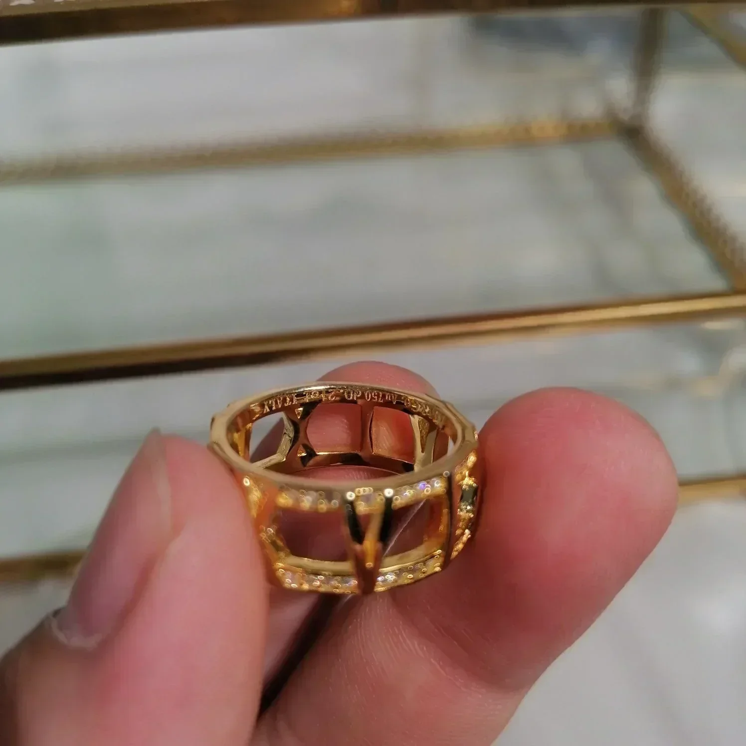 [TF]ATLAS LARGE OPEN DIAMOND RING