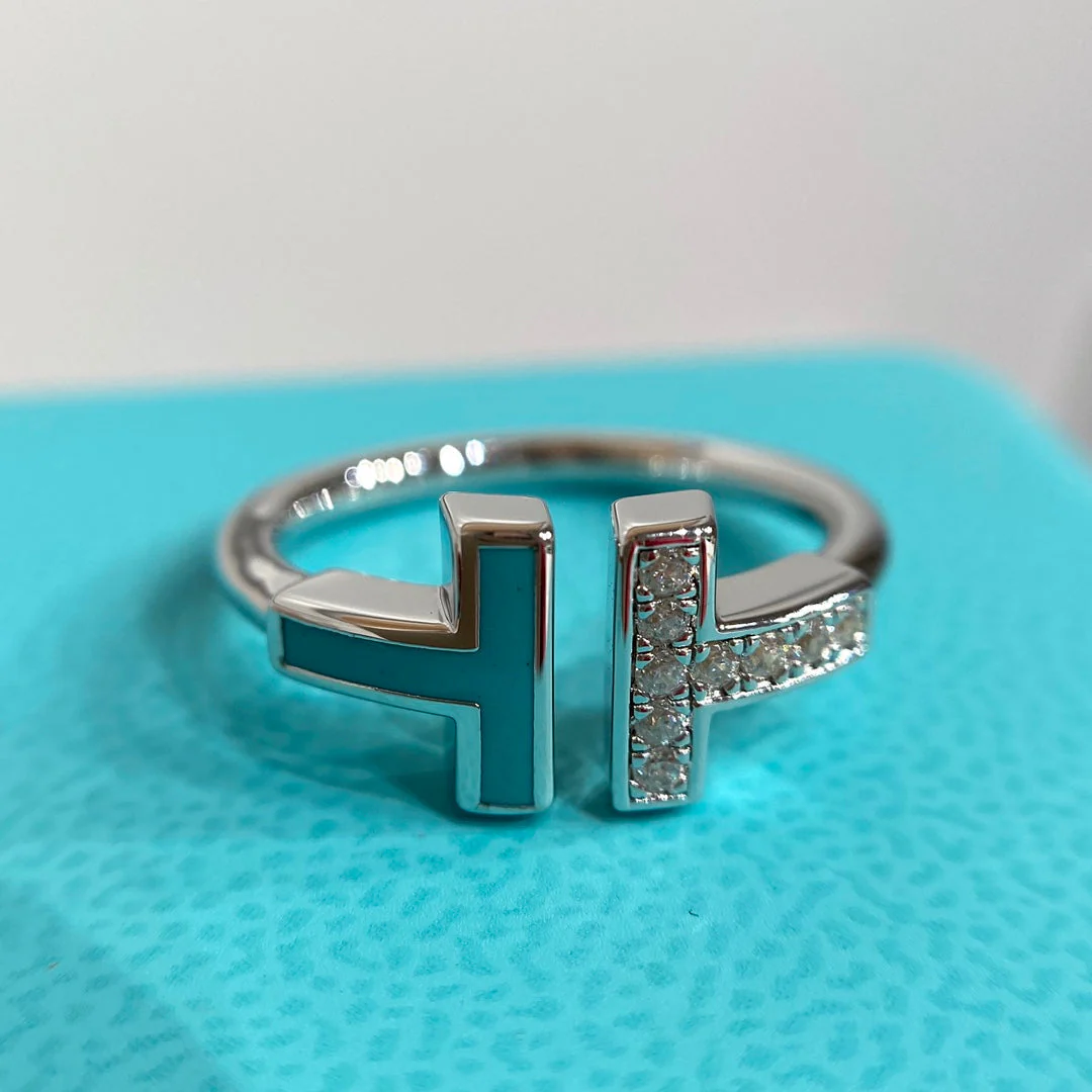 [TF]T WIRE TURQUOISE DIAMOND RING SILVER