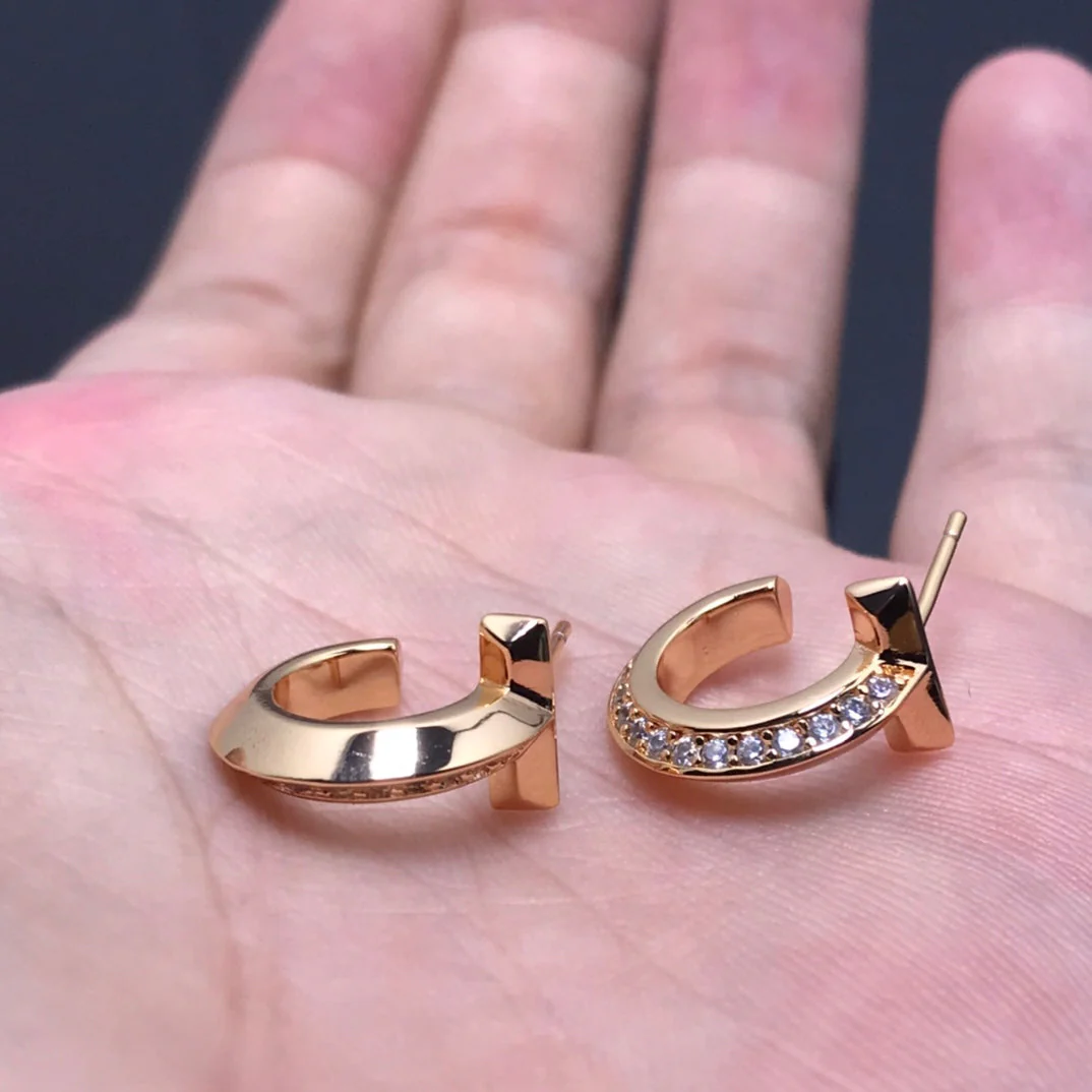[TF]T HOOP DIAMOND EARRINGS