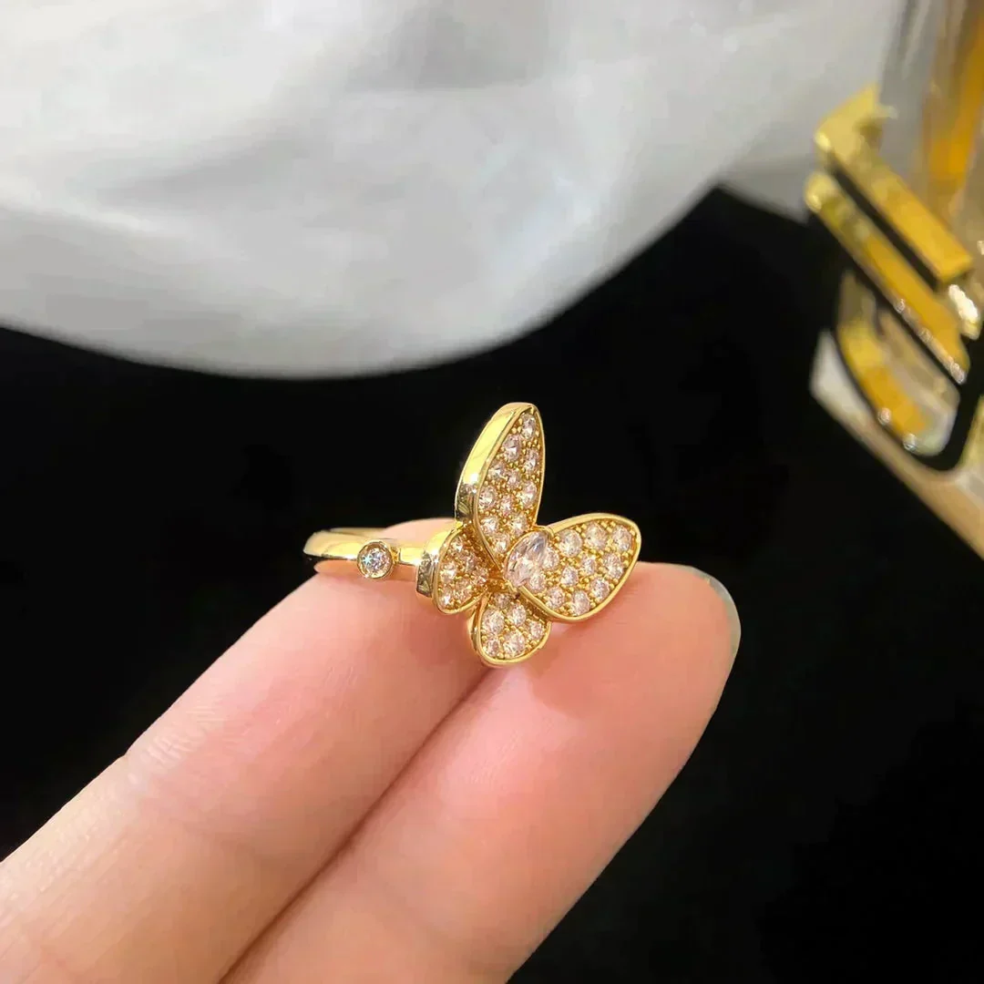 [VA]BUTTERFLY DIAMOND RING