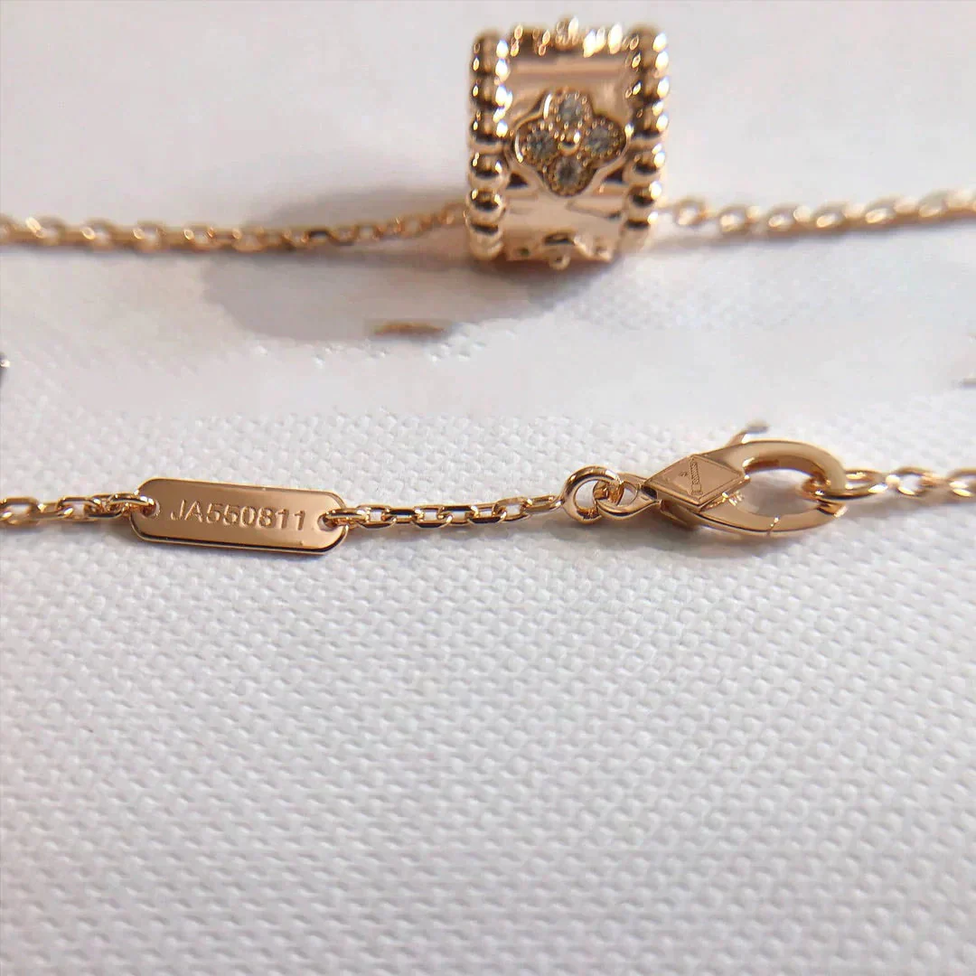[VA]PERLEE PEDANT NECKLACE GOLD / ROSE GOLD