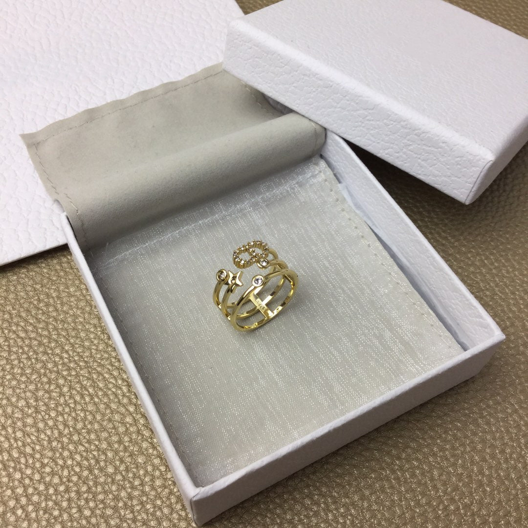 [CD] SHINY D RING GOLD