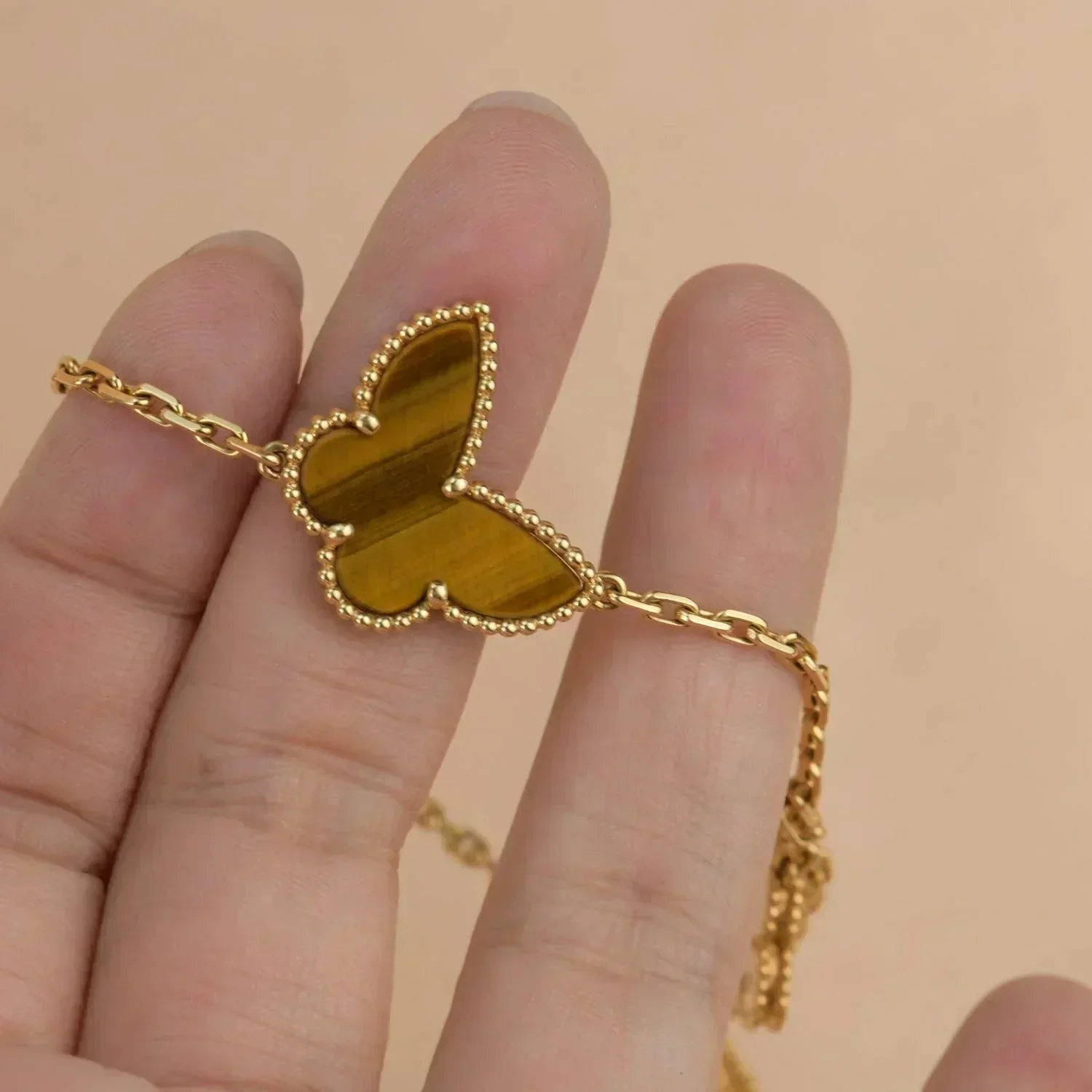 [VA]LUCKY SPRING 5 MOTIF GOLD BRACELET