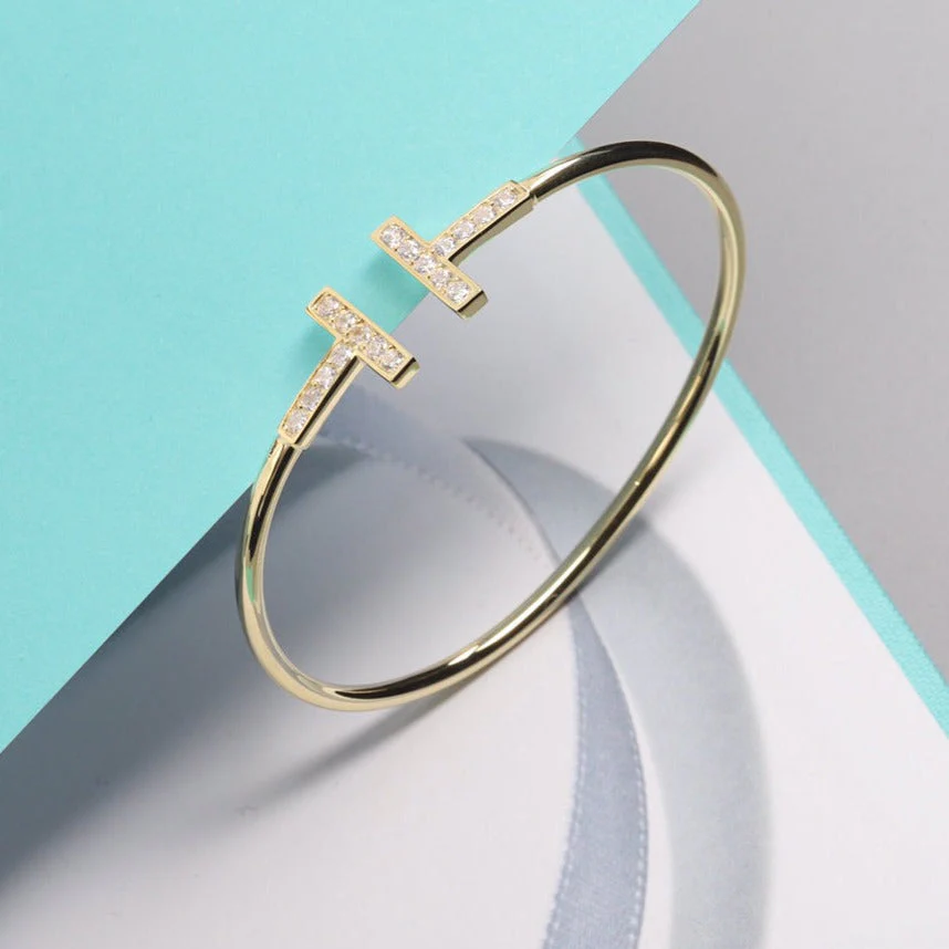 [TF]T BRACELET 1.8MM GOLD DIAMOND