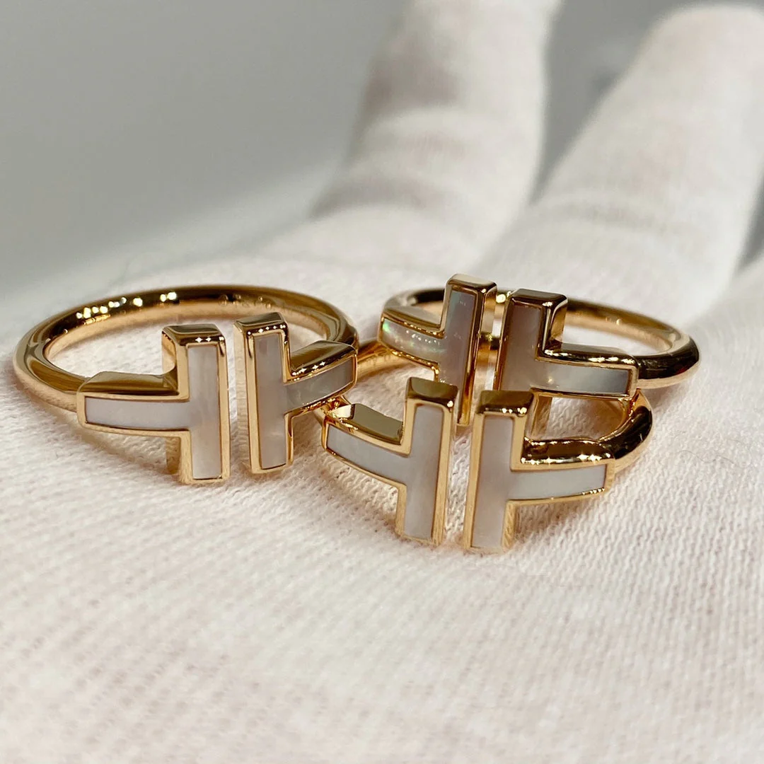 [TF]T WIRE MOP RING ROSE GOLD