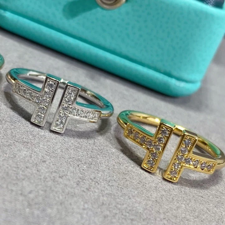 [TF]T WIRE RING DIAMOND GOLD