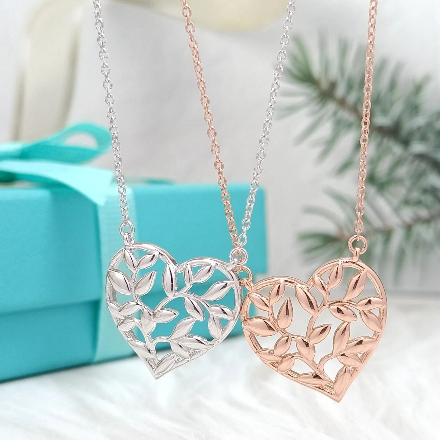 [TF]HEART LEAF PEDANT NECKLACE