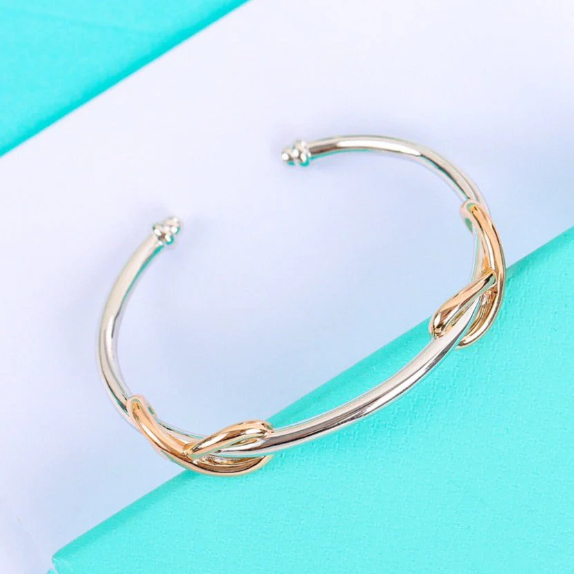 [TF]INFINITY SILVER ROSE GOLD BRACELET