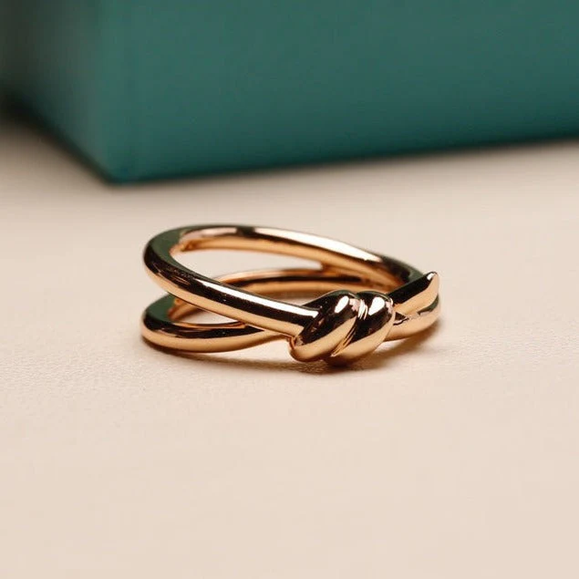 [TF]KNOT RING PINK GOLD